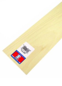 Midwest 1/32" x 4" x 24" Basswood Sheets (5)