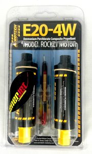 Aerotech E20-4W Model Rocket Motors (Package of Two)