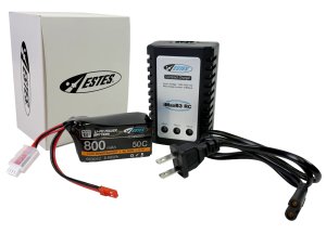 Estes Pro Series II Li-Po Power Battery and Charger