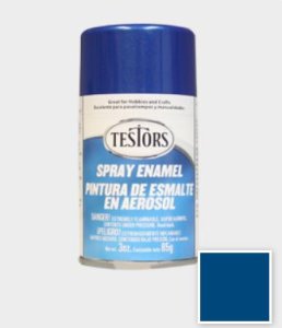 Testors Spray Enamel Paint - Metallic Arctic Blue (3 ounces)