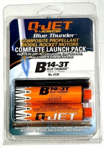 Quest Aerospace B14-3T Blue Thunder Q-Jet Model Rocket Motors (Package of Two)