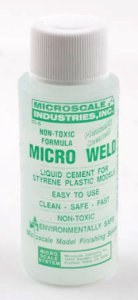 Microscale Micro Weld Styrene Solvent Cement