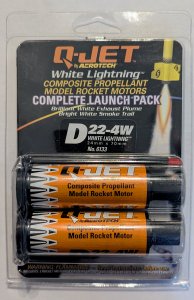 Quest Aerospace D22-4W Q-Jet Model Rocket Motors