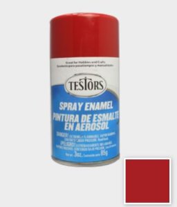 Testors Spray Enamel Paint - Gloss Dark Red (3 ounces)