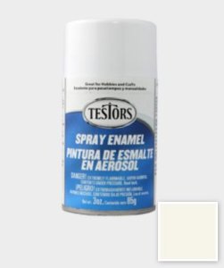 Testors Spray Enamel Paint - Gloss White (3 ounces)