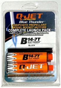 Quest Aerospace B14-7T Blue Thunder Q-Jet Model Rocket Motors (Package of Two)