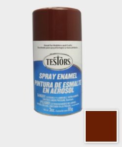 Testors Spray Enamel Paint - Gloss Brown (3 ounces)