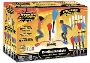 D&L Company Dueling Rockets Stomp Rocket Set (with Bonus Pack)