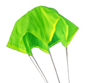 Top Flight Standard Parachute 30 inch Neon Green 1.7 oz Ripstop Nylon