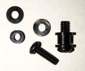 Mini Rail Buttons (Black - Set of 2 - Fits 20mm Rail)