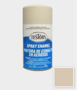 Testors Spray Enamel Paint - Flat Light Aircraft Gray (3 ounces)