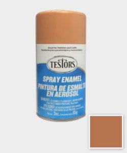 Testors Spray Enamel Paint - Flat Wood (3 ounces)