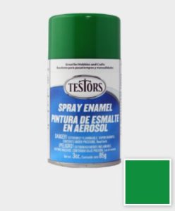 Testors Spray Enamel Paint - Gloss Green (3 ounces)