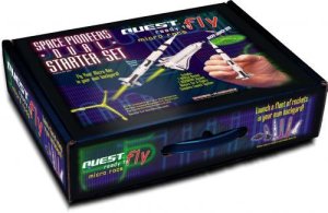 Quest Aerospace Ready-To-Fly Space Pioneers MicroMaxx Rocket Starter Set