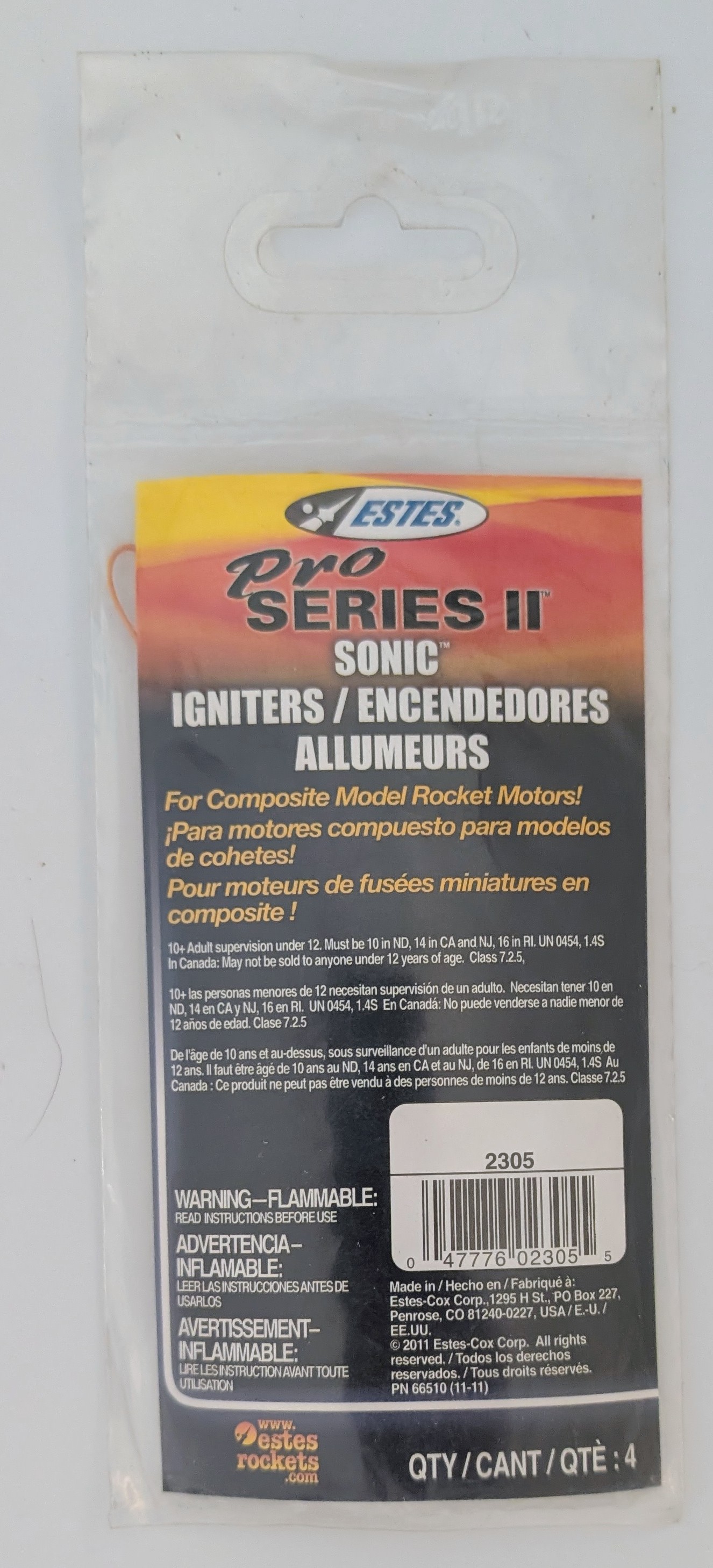 (image for) Estes Pro Series II Sonic Igniters (New Old Stock)