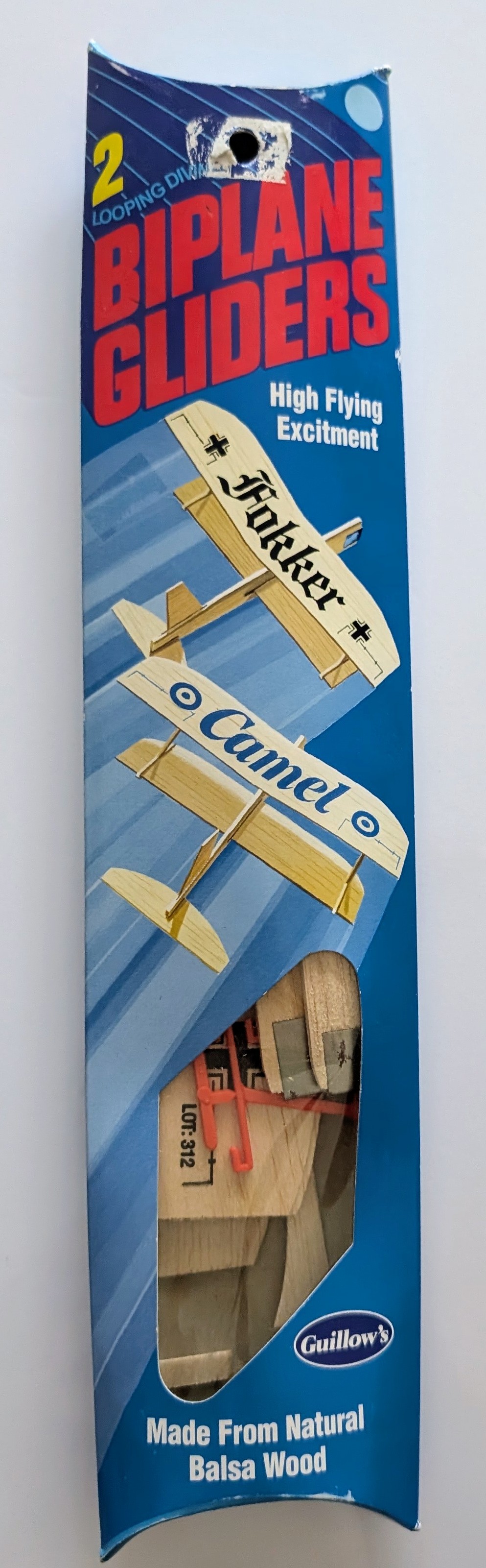 (image for) Guillows Biplane Gliders