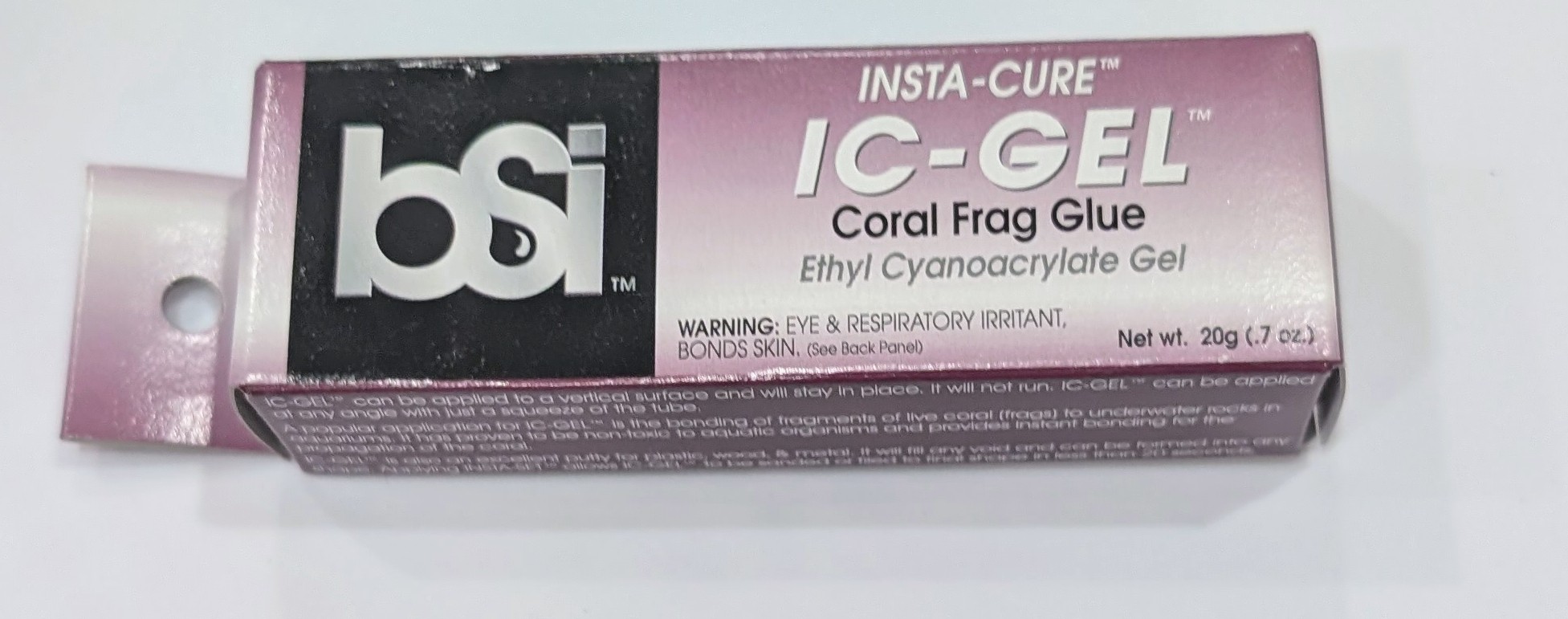 (image for) Bob Smith Industries IC-Gel Cyanoacrylate (CA) Paste (.7 ounces)