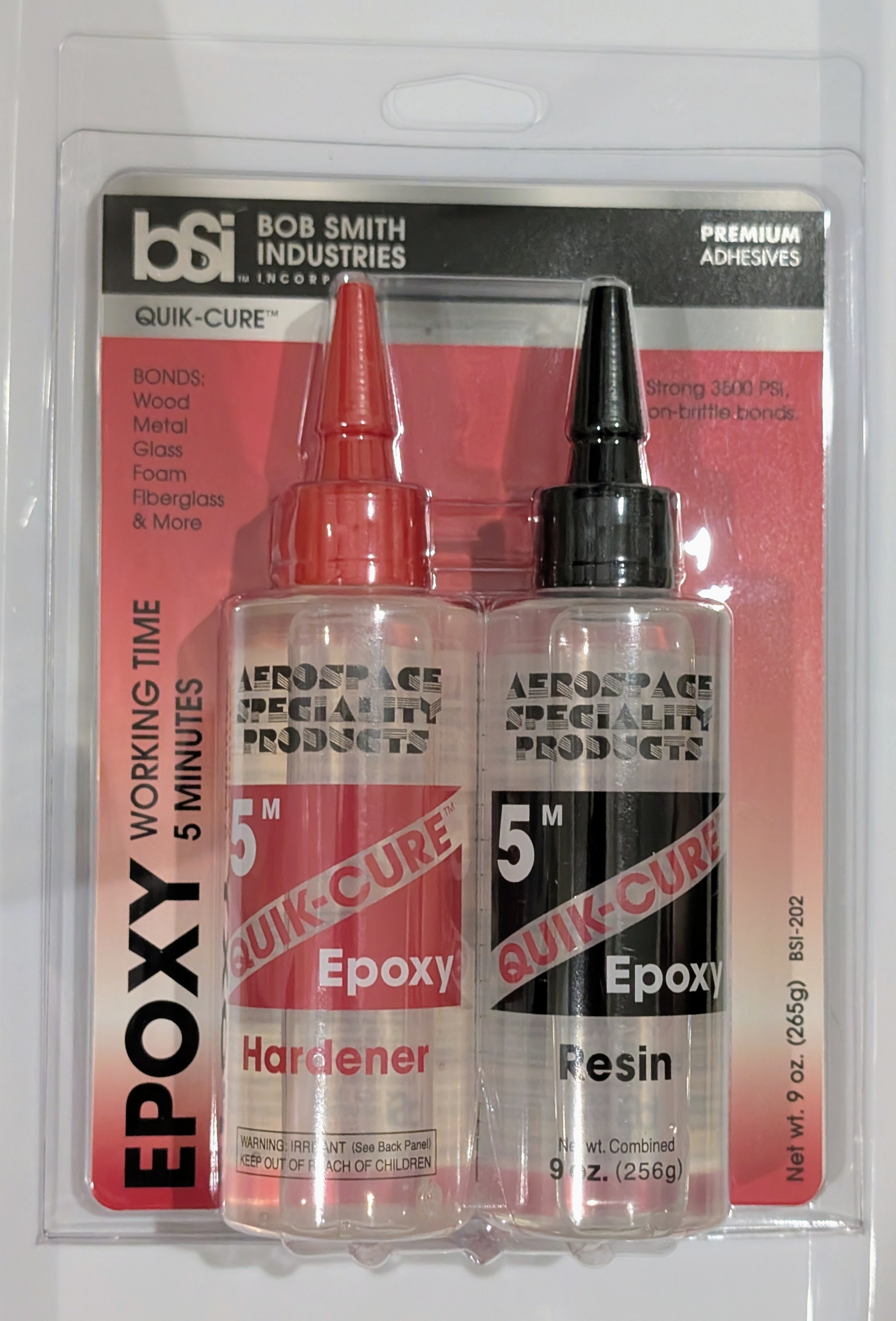 (image for) Bob Smith Industries 5 Minute Epoxy (9 ounces)