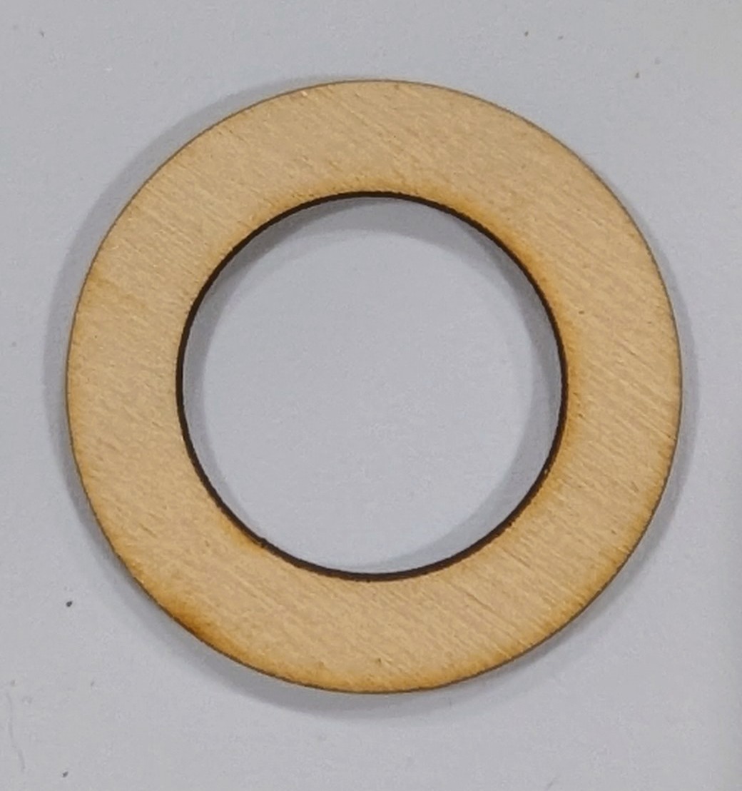 (image for) Centering Ring - BT-50 in BT-60 (Plywood) - Model Rocket Part