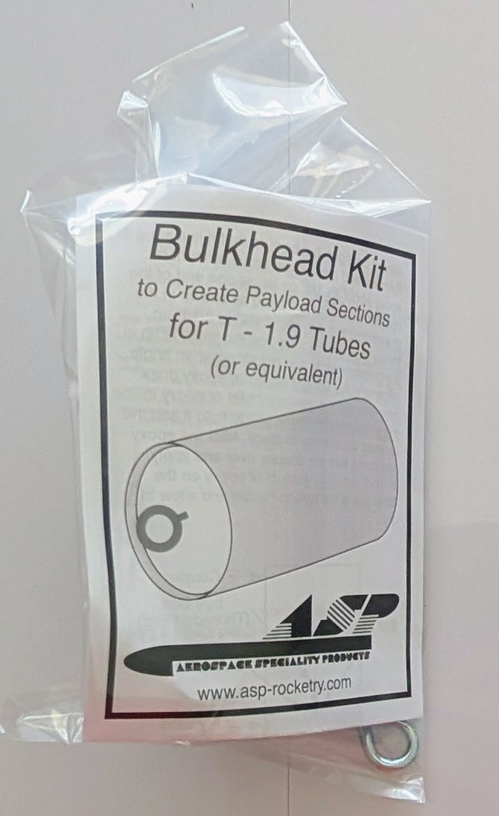 (image for) Aerospace Speciality Products Bulkhead Kit - BT-1.9 - Model Rocket Part