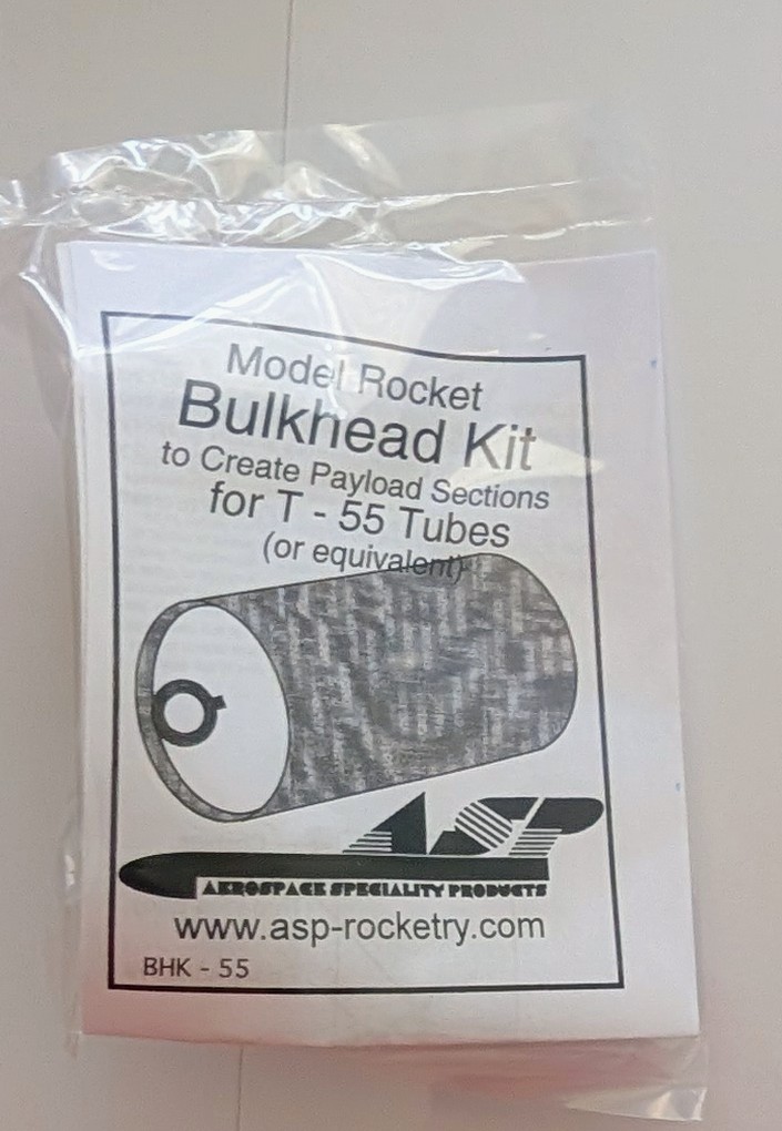 (image for) Aerospace Speciality Products Bulkhead Kit - BT-55 - Model Rocket Part