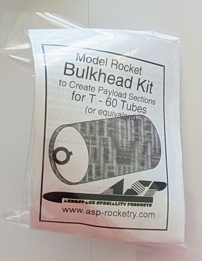 (image for) Aerospace Speciality Products Bulkhead Kit - BT-60 - Model Rocket Part