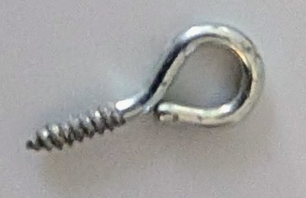 (image for) Screw Eye - 1/8" Eye ID - 9/16" Long - Package of 5