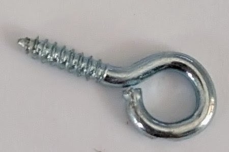 (image for) Screw Eye - 3/16" Eye ID - 13/16" Long - Package of 5