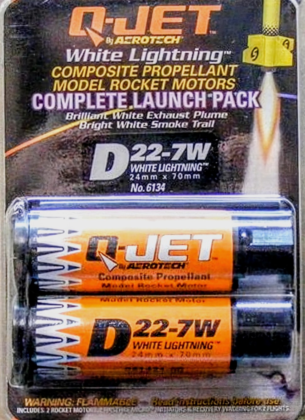 D22-7W Q-Jet Model Rocket Motors
