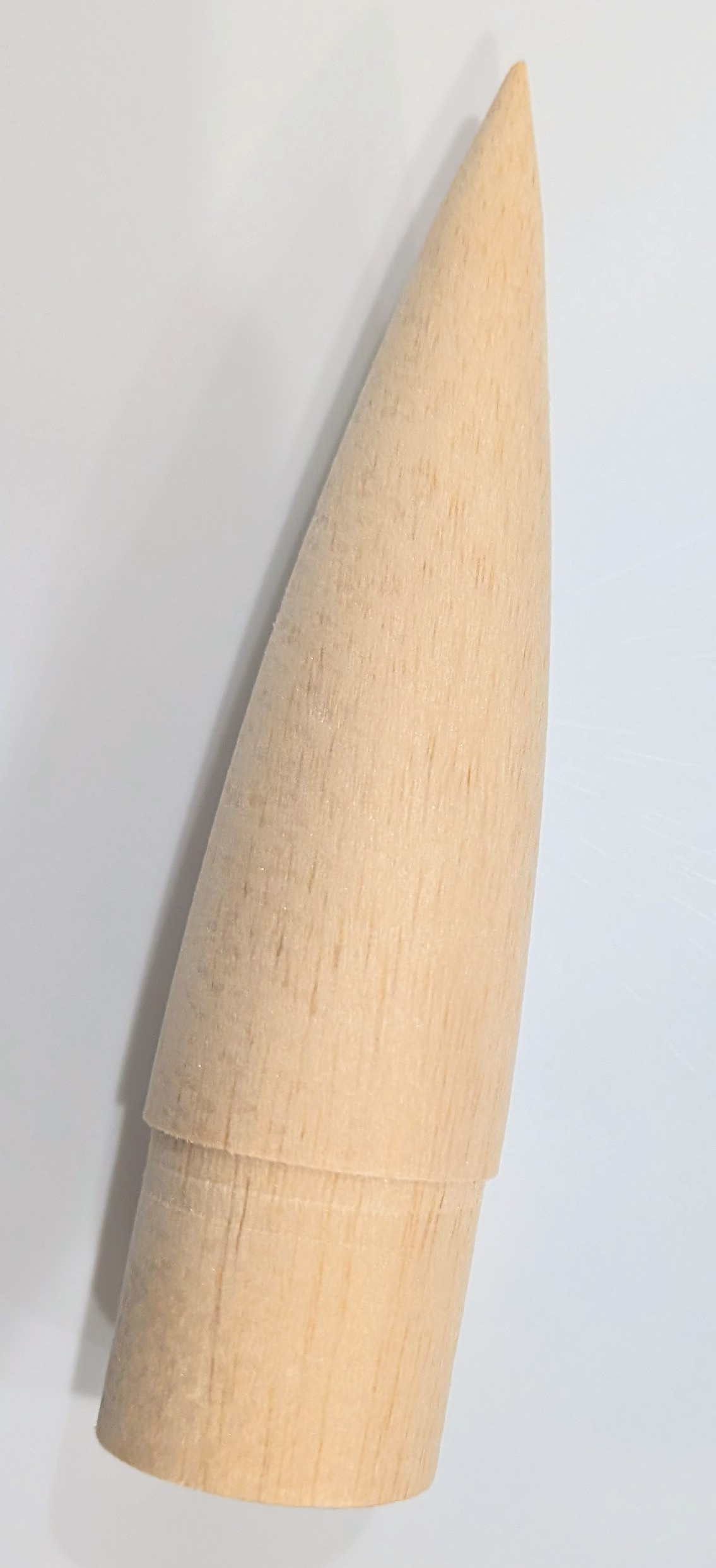 (image for) Balsa Nose Cone - BT-1.9 - BNC19-DR - Model Rocket Part