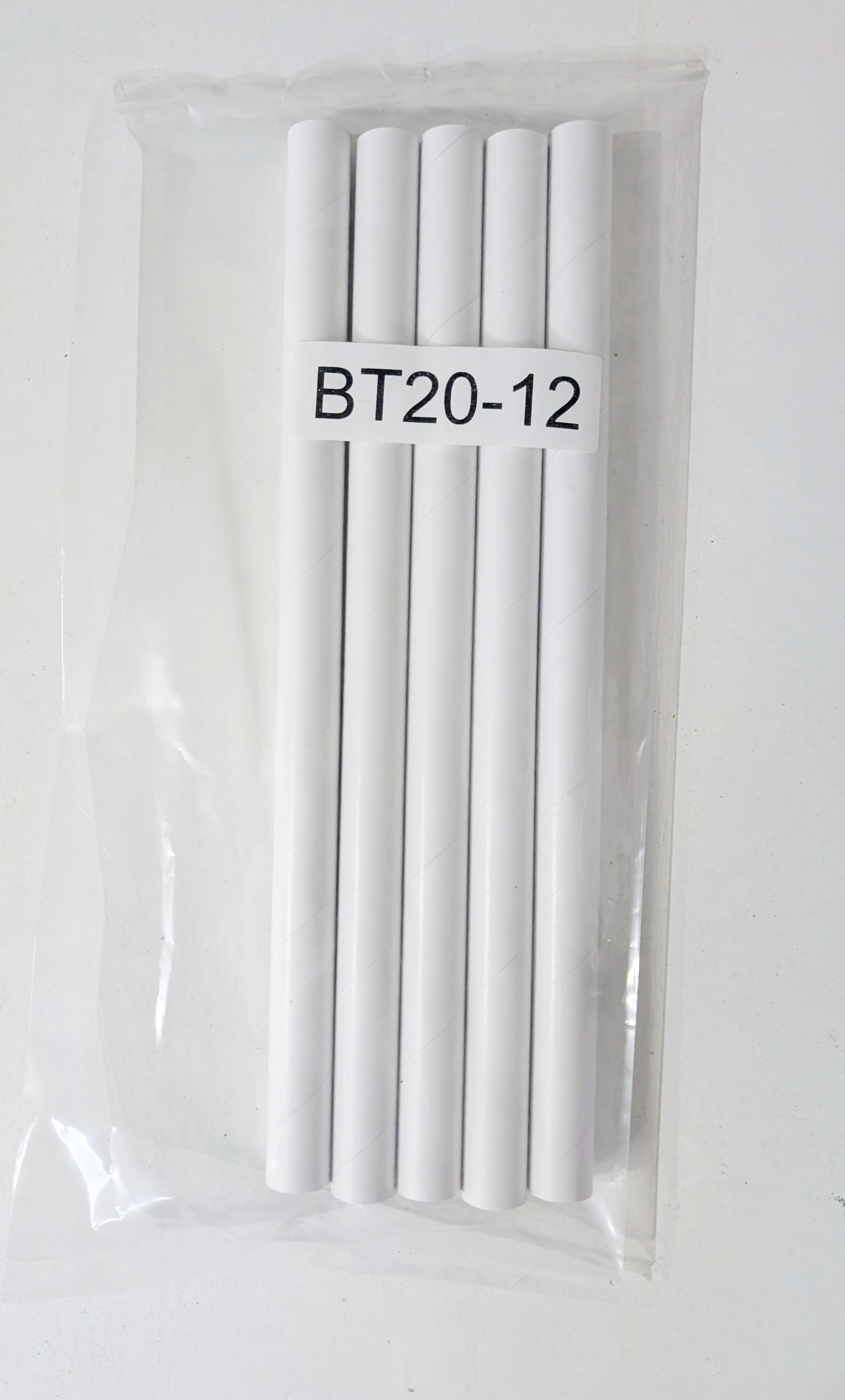 (image for) Body Tube - BT-20 - White - 12" Long (Package of 5)- Model Rocket Part