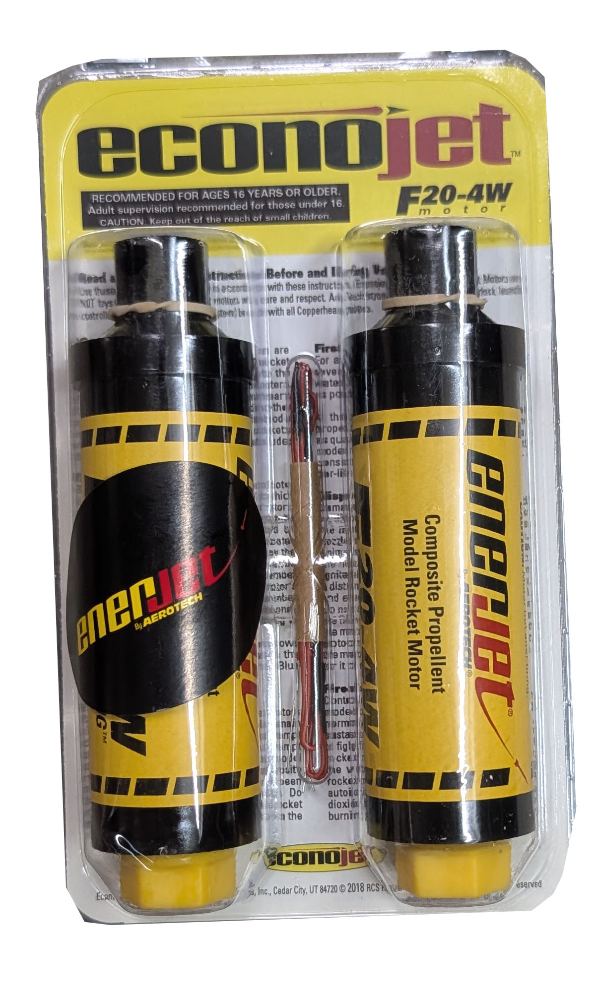 (image for) F20-4W Enerjet Model Rocket Motors
