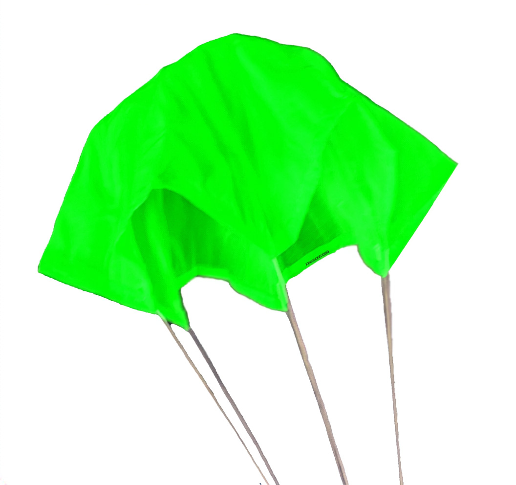 (image for) Standard Parachute 9 inch Green 1.7 oz Ripstop Nylon