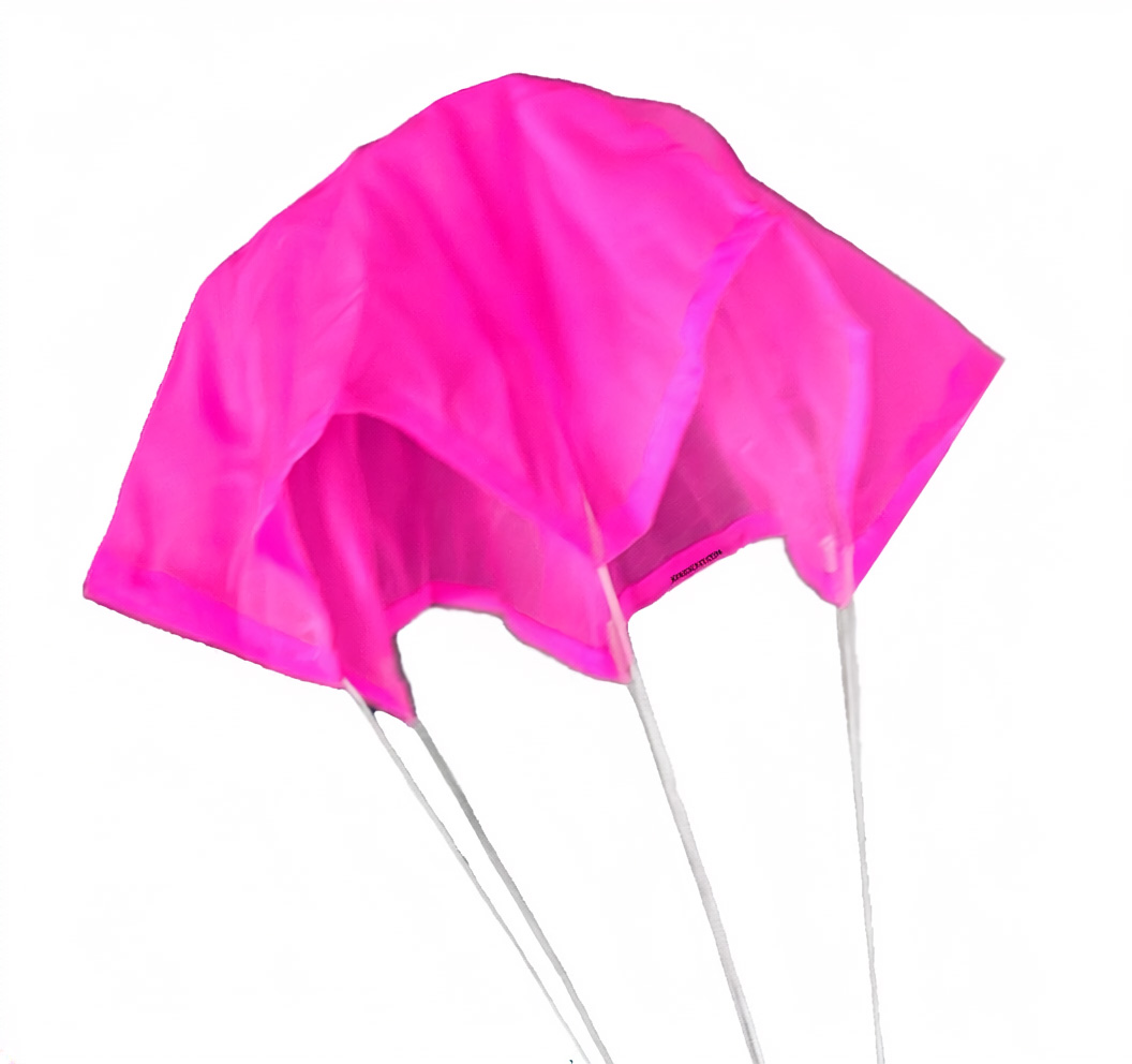 (image for) Standard Parachute 45 inch Neon Pink 1.7 oz Ripstop Nylon