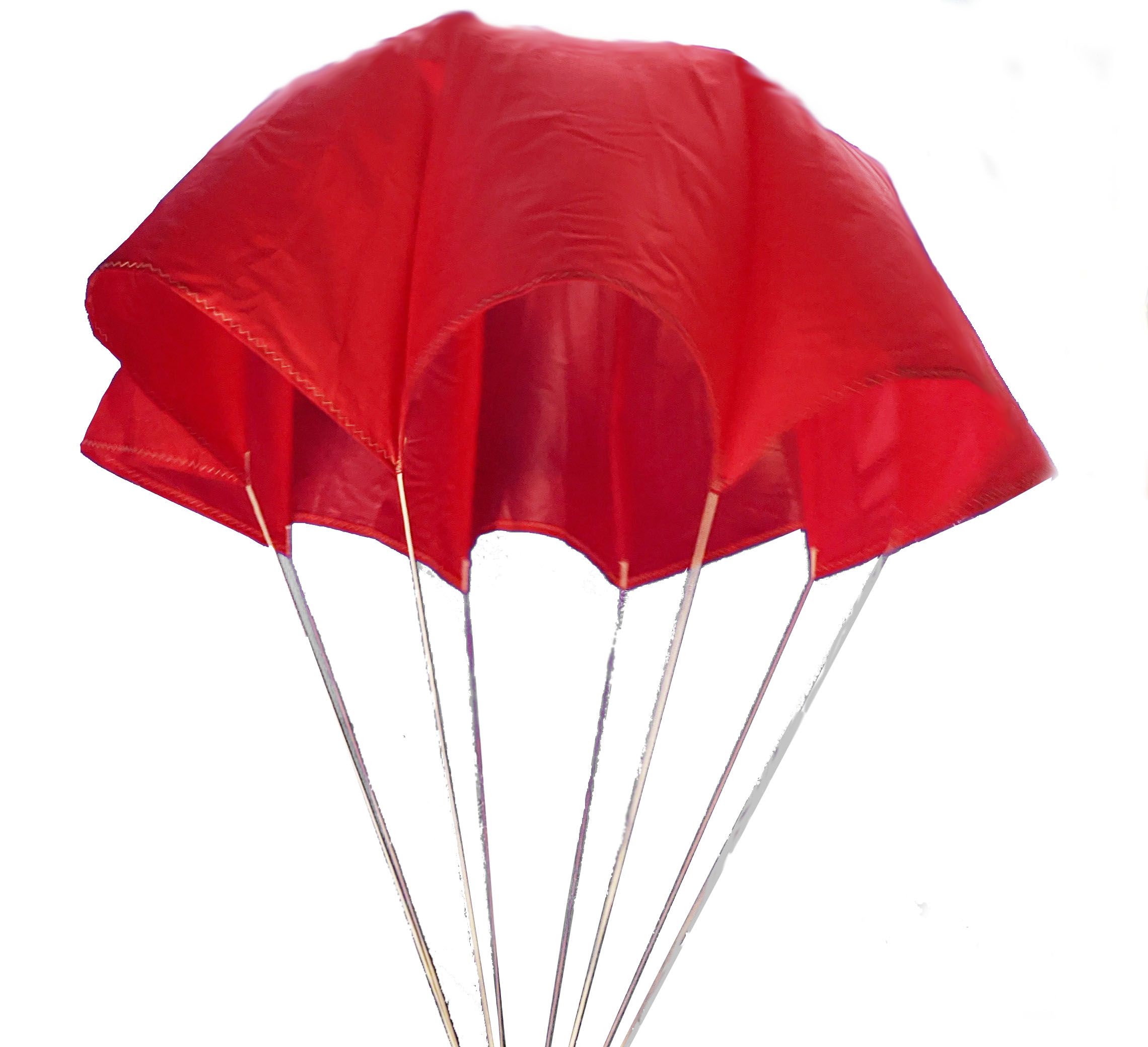 (image for) Standard Parachute 30 inch Red 1.7 oz Ripstop Nylon