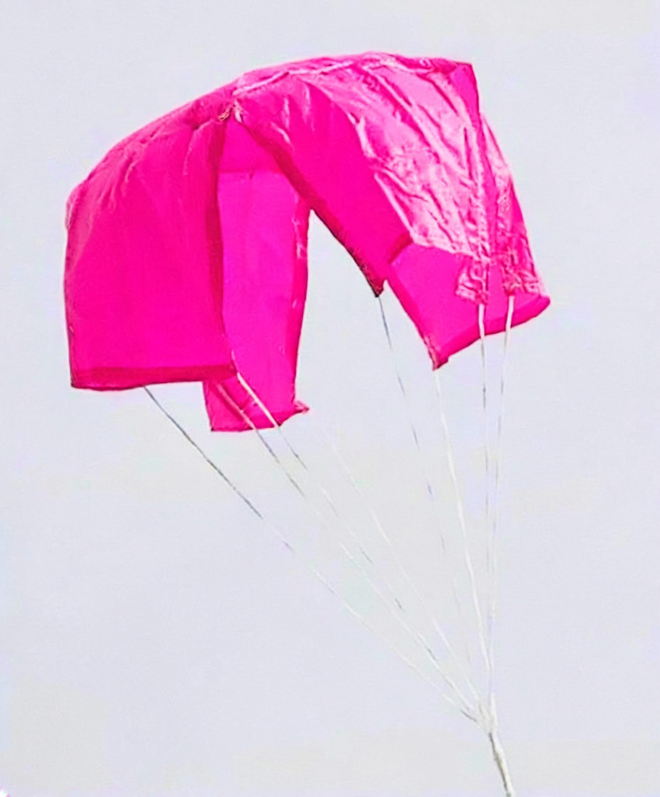 (image for) X-Type Parachute 12 inch Neon Pink 1.7 oz Ripstop Nylon