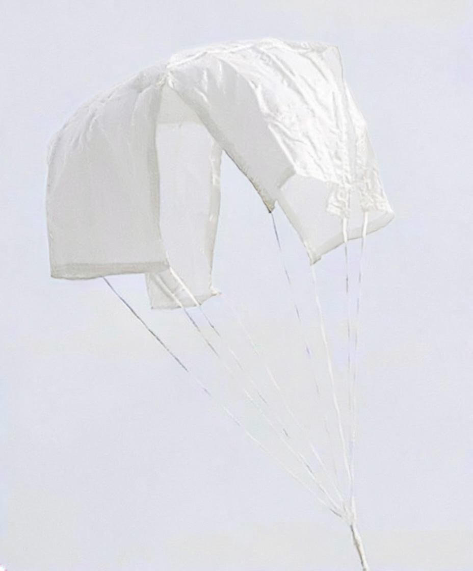 (image for) X-Type Parachute 12 inch White 1.7 oz Ripstop Nylon