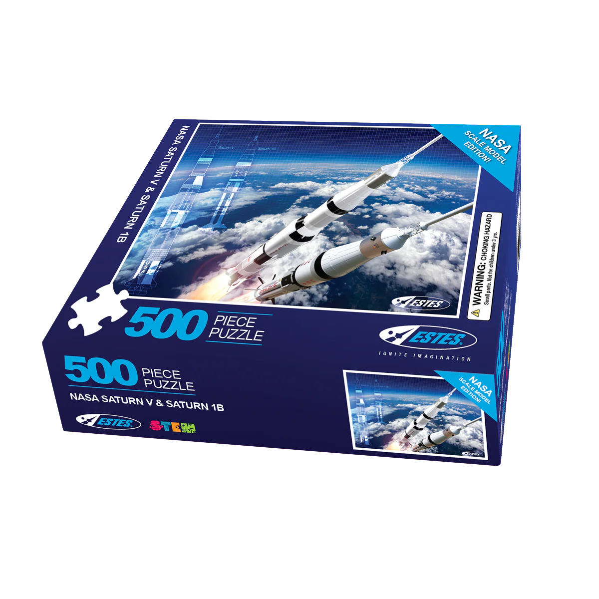(image for) NASA Saturn V & Saturn 1B 500 Piece Puzzle