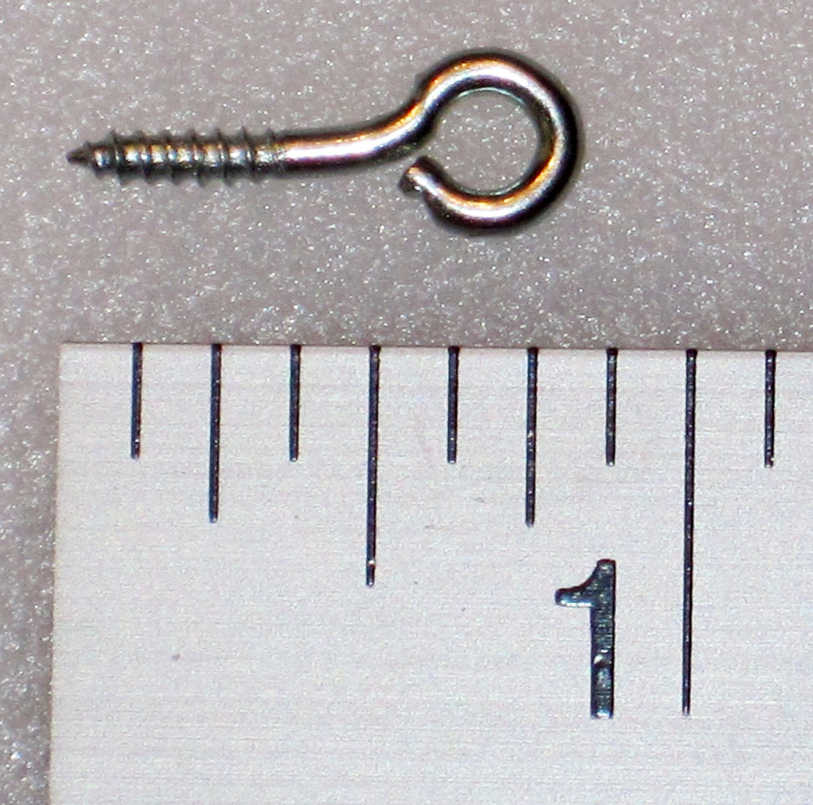(image for) Screw Eye - 1/8" Eye ID - 1 1/8" Long - Package of 5