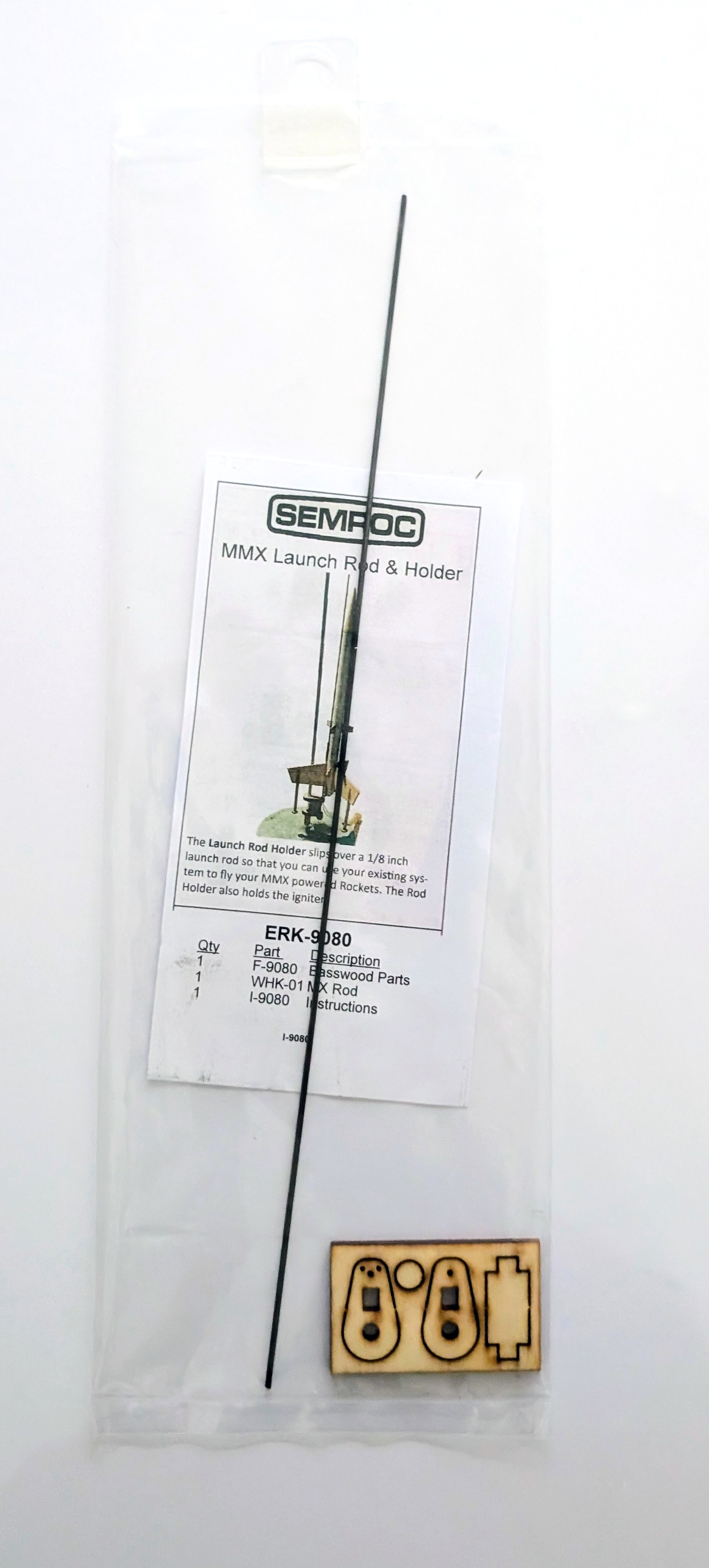 (image for) Semroc Micro Maxx Launch Rod and Holder