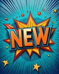 A sign that says 'New'